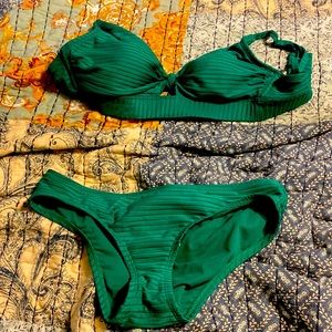 Green bikini/small/double D
